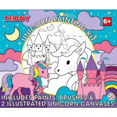 Teddy Unicorn Painting Box Kit    